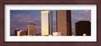 Framed USA, Arizona, Phoenix, Cloudscape over a city