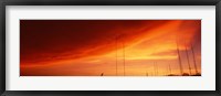 Framed Low angle view of antennas, Phoenix, Arizona, USA