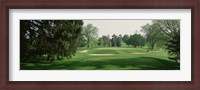 Framed Sand trap at a golf course, Baltimore Country Club, Maryland, USA