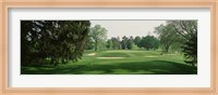 Framed Sand trap at a golf course, Baltimore Country Club, Maryland, USA