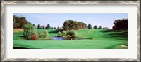 Framed Pond at a golf course, Baltimore Country Club, Baltimore, Maryland, USA