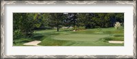 Framed Sand traps on the golf course at Baltimore Country Club, Baltimore