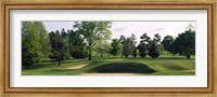 Framed Sand traps on a golf course, Baltimore Country Club, Baltimore, Maryland