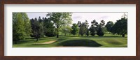 Framed Sand traps on a golf course, Baltimore Country Club, Baltimore, Maryland