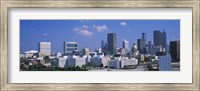 Framed View of skyscrapers in Atlanta on a sunny day, Georgia, USA