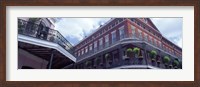 Framed Wrought Iron Balcony New Orleans LA USA
