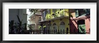 Framed Buildings along the alley, Pirates Alley, New Orleans, Louisiana, USA