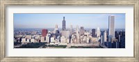 Framed Chicago Skyline from a Distance