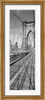 Framed Brooklyn Bridge Manhattan New York City NY USA