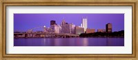 Framed Allegheny River Pittsburgh PA