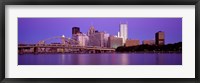 Framed Allegheny River Pittsburgh PA