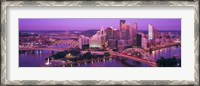 Framed Dusk, Pittsburgh, Pennsylvania, USA