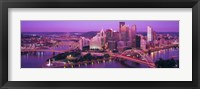 Framed Dusk, Pittsburgh, Pennsylvania, USA