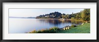 Framed Lake Washington, Mount Baker Park, Seattle, Washington State, USA