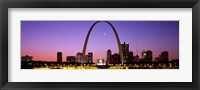 Framed Skyline, St. Louis, MO, USA