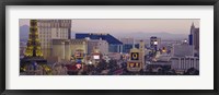Framed High angle view of buildings in a city, Las Vegas, Nevada