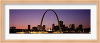 Framed Night view of St Louis MO