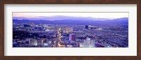 Framed Dusk The Strip Las Vegas NV USA