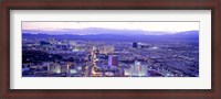 Framed Dusk The Strip Las Vegas NV USA