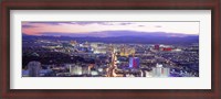 Framed Dusk Las Vegas NV USA