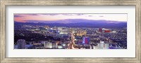 Framed Dusk Las Vegas NV USA