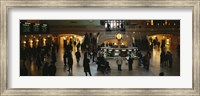 Framed High angle view of a group of people in a station, Grand Central Station, Manhattan, New York City, New York State, USA