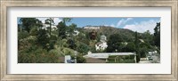Framed Low angle view of a hill, Hollywood Hills, City of Los Angeles, California, USA