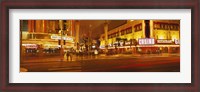 Framed Fremont Streeat at night, Las Vegas, Nevada