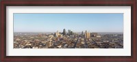 Framed Aerial view of a cityscape, Kansas City, Missouri, USA