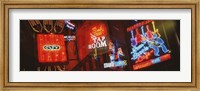 Framed Neon Signs, Beale Street, Memphis, Tennessee, USA