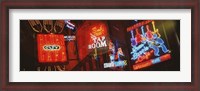 Framed Neon Signs, Beale Street, Memphis, Tennessee, USA