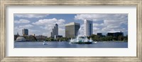 Framed Buildings at the waterfront, Lake Eola, Orlando, Florida, USA