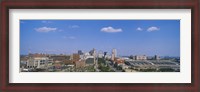 Framed Aerial view of a city, St. Louis, Missouri, USA