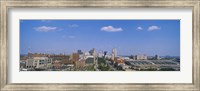 Framed Aerial view of a city, St. Louis, Missouri, USA
