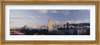 Framed High angle view of buildings in a city, Portland, Oregon, USA