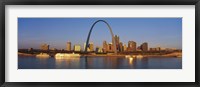 Framed St. Louis Skyline with arch