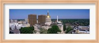 Framed Atlanta skyline during the day, GA