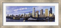 Framed City at the waterfront, Seattle, Washington State, USA