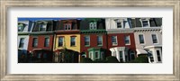 Framed Row Houses Philadelphia PA