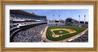 Framed High angle view of a baseball stadium, U.S. Cellular Field, Chicago, Cook County, Illinois, USA
