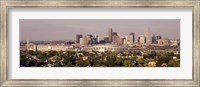 Framed Daytime Photo of the Denver Colorado Skyline