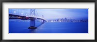 Framed Bay Bridge San Francisco CA