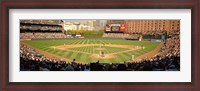 Framed Camden Yards Baseball Game Baltimore Maryland