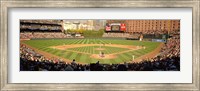 Framed Camden Yards Baseball Game Baltimore Maryland