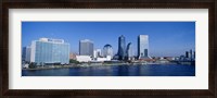 Framed Buildings at the waterfront, St. John's River, Jacksonville, Florida, USA