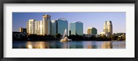 Framed Orlando skyline, Florida