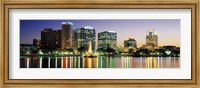 Framed Skyline At Dusk, Orlando, Florida, USA