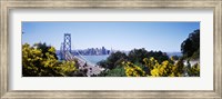 Framed Bay Bridge In San Francisco, San Francisco, California, USA