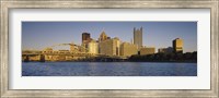 Framed Buildings and Bridge in Pittsburgh, Pennsylvania