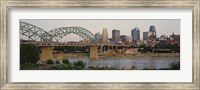 Framed Bridge across the river, Kansas City, Missouri, USA